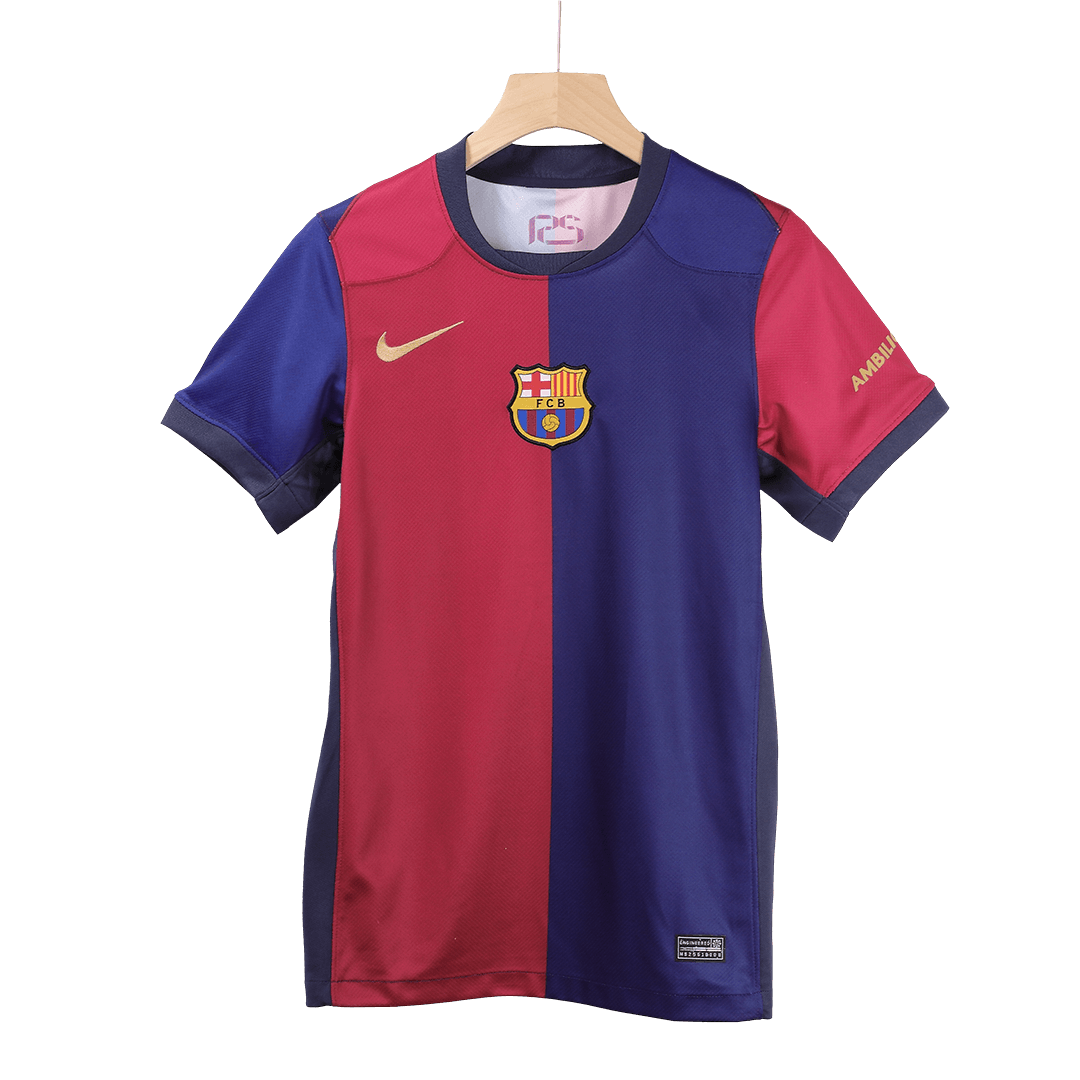 Camiseta local del Barcelona Lewandowski n.° 9 2024/25 - Logotipo de Spotify sin texto