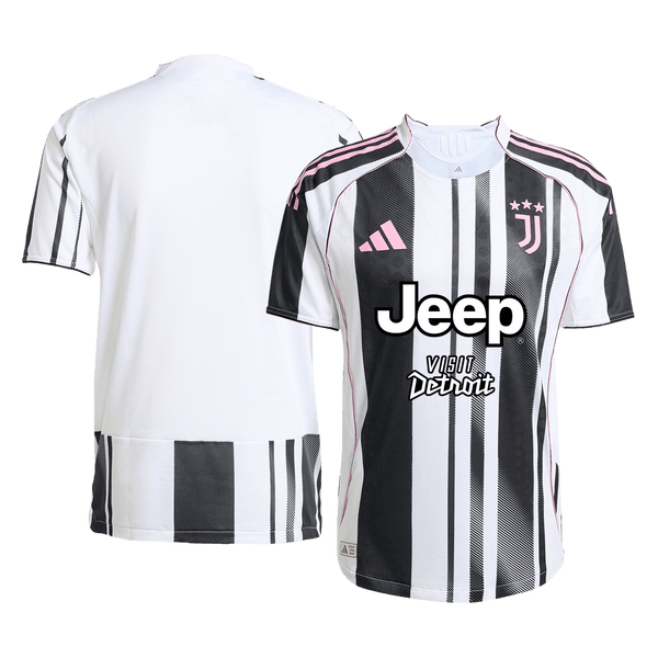 Authentic Juventus Home Soccer Jersey 2025/26 Black&White