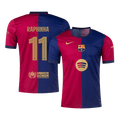 Barcelona RAPHINHA #11 Home Soccer Jersey 2024/25 - UCL Edition(Spotify Logo Without Text) - Football Shirt | SmartJerseys | Official Quality