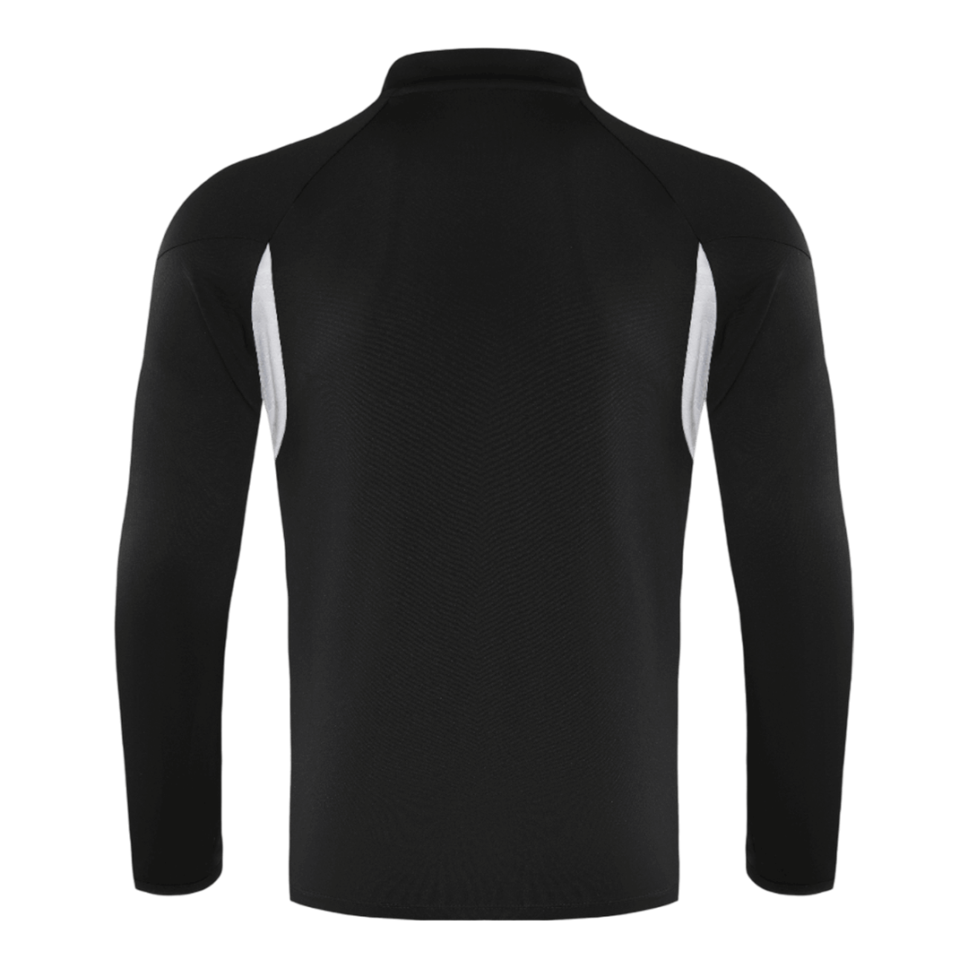 Sudadera con cremallera del Real Madrid para niño (camiseta y pantalón) talla 25/26, color negro