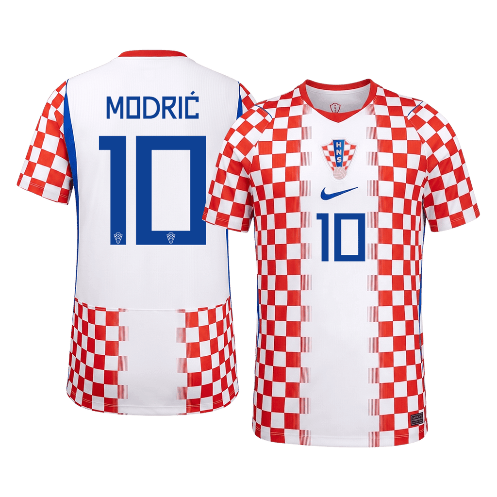 MODRIĆ #10 Croatia Home Soccer Jersey World Cup 2026 Red&White