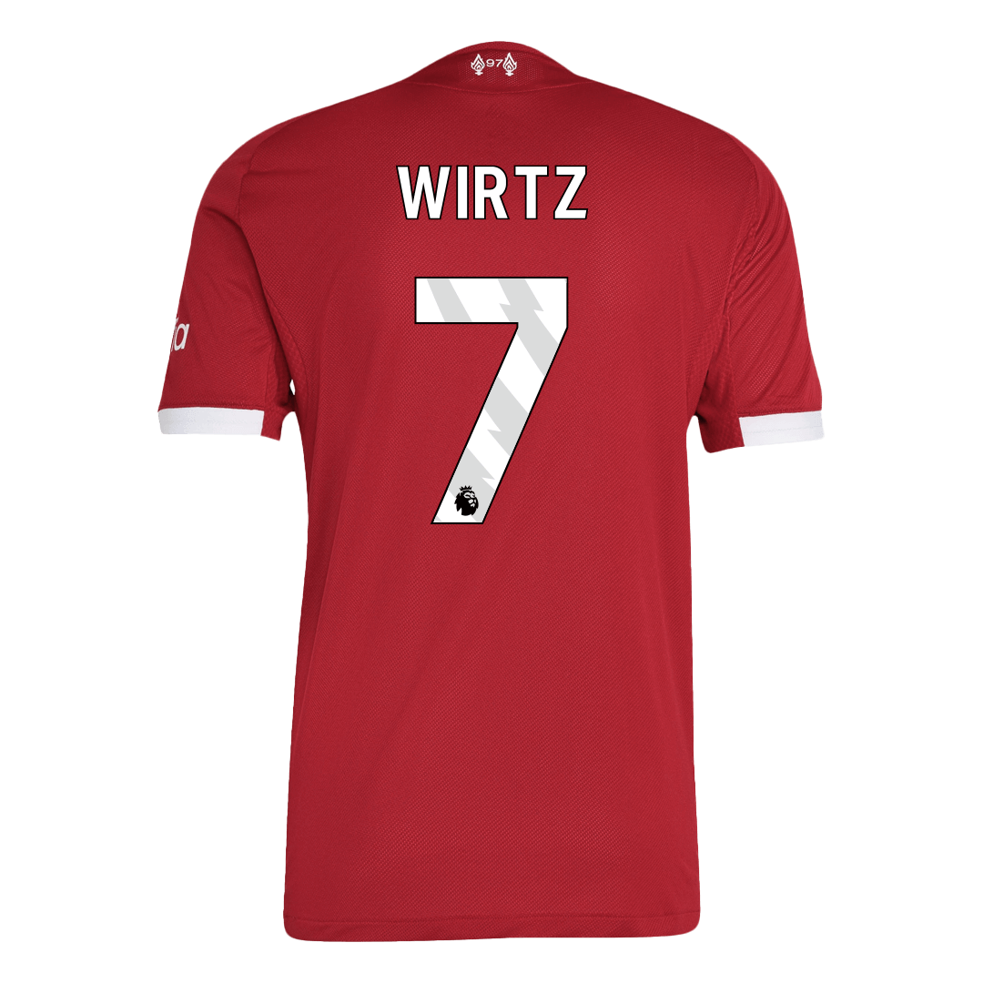 Liverpool WIRTZ #7 Home Soccer Jersey Authentic 2025/26