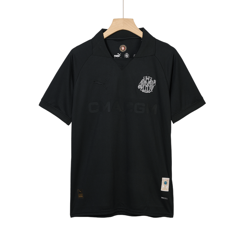 Marseille Goalkeeper Soccer Jersey 2024/25 - Black（125th Anniversary）