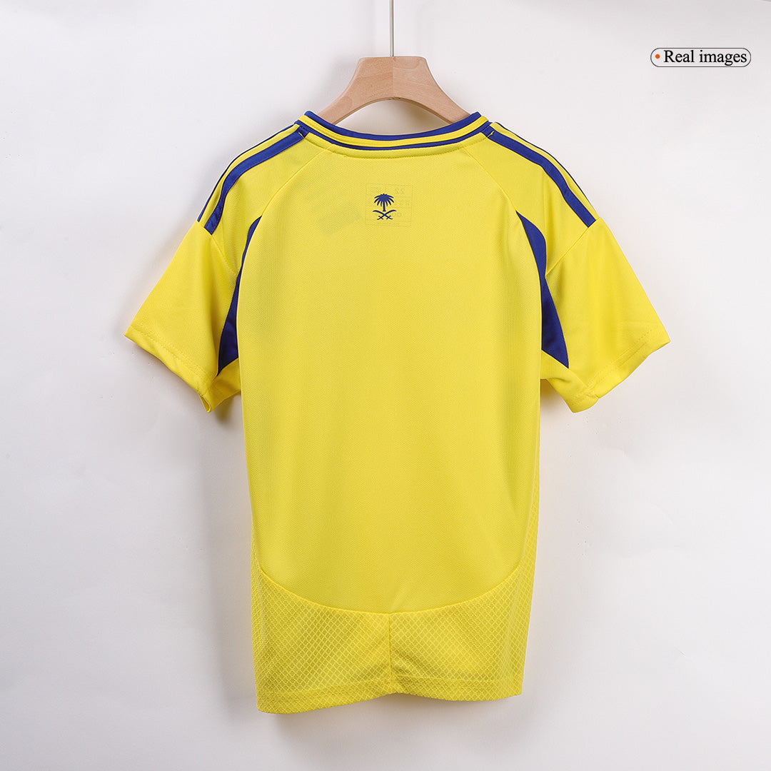 Ensemble maillot domicile Al Nassr 2024/25 pour enfants (maillot + short)