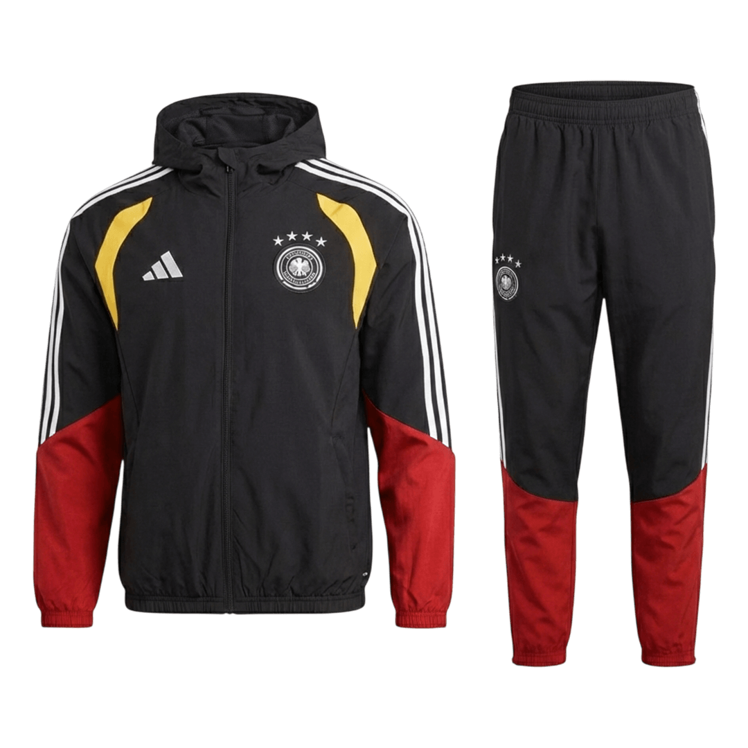 Germany Hoodie Training Kit 2026 - Red&Black (Top+Pants)