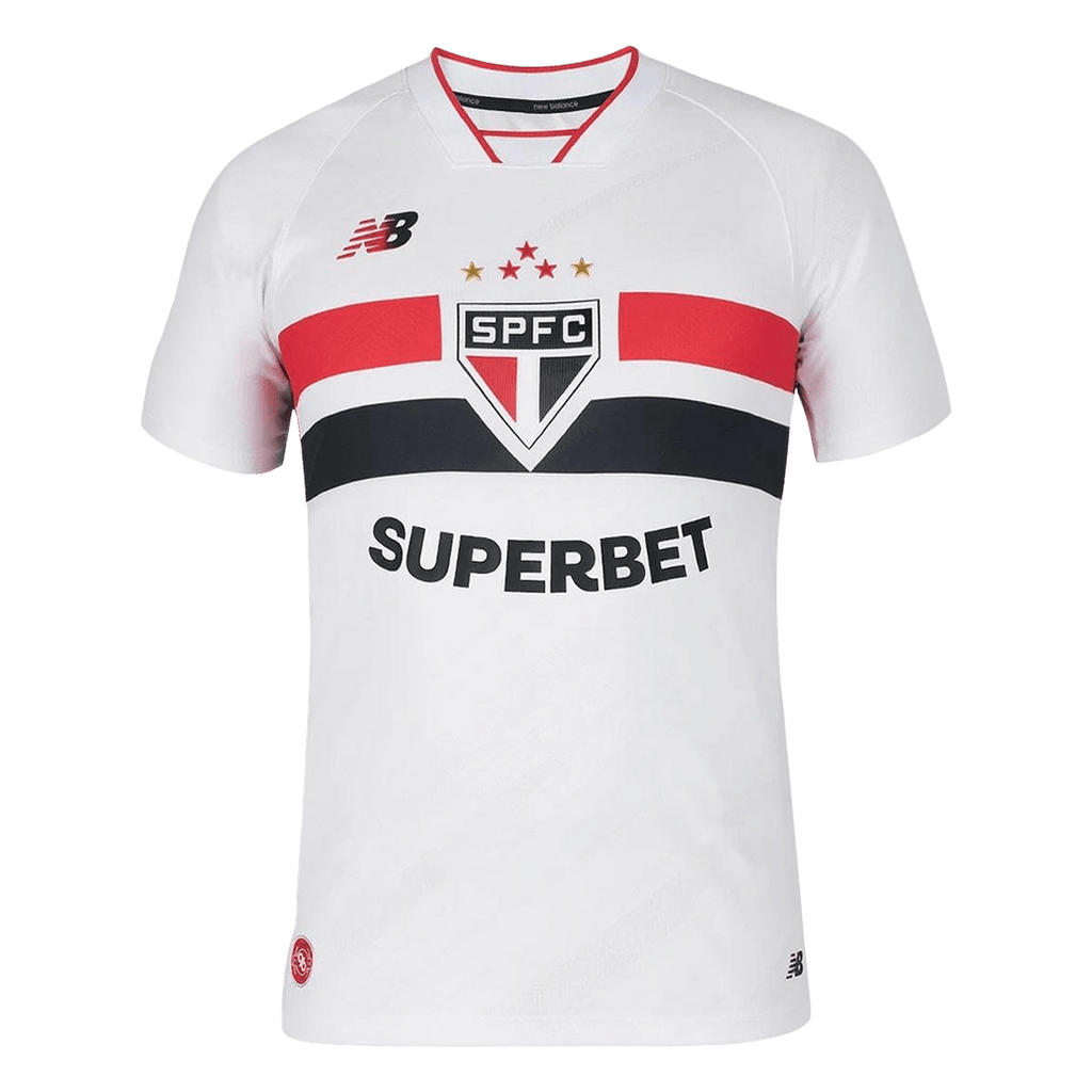 Men Fan Version Sao Paulo Home Soccer Jersey 2026 White