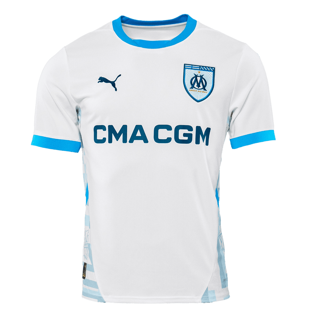 Marseille Home Wholesale Soccer Jersey 2024/25 - Football Shirt | SmartJerseys | Official Quality