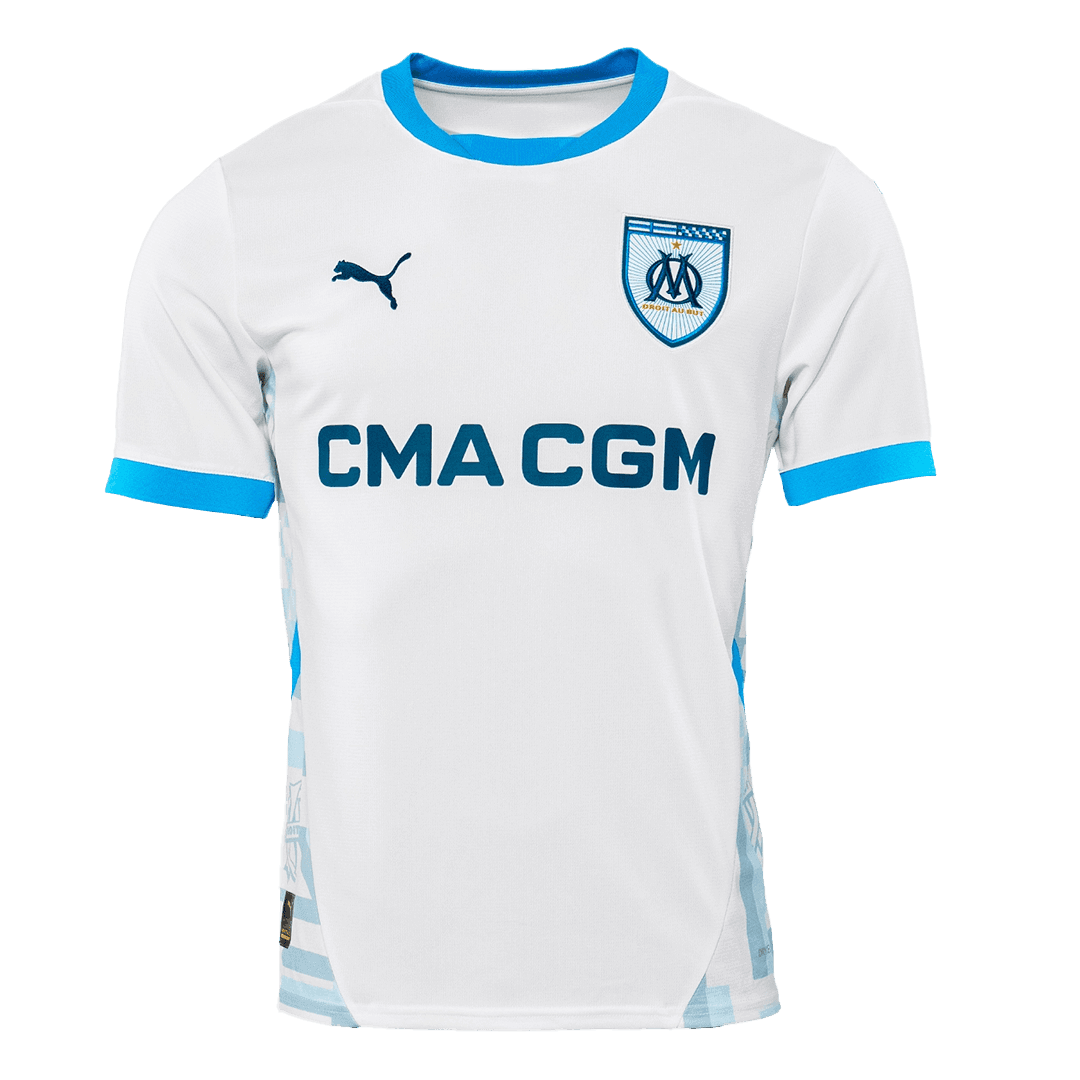 Marseille Home Wholesale Soccer Jersey 2024/25 - Football Shirt | SmartJerseys | Official Quality