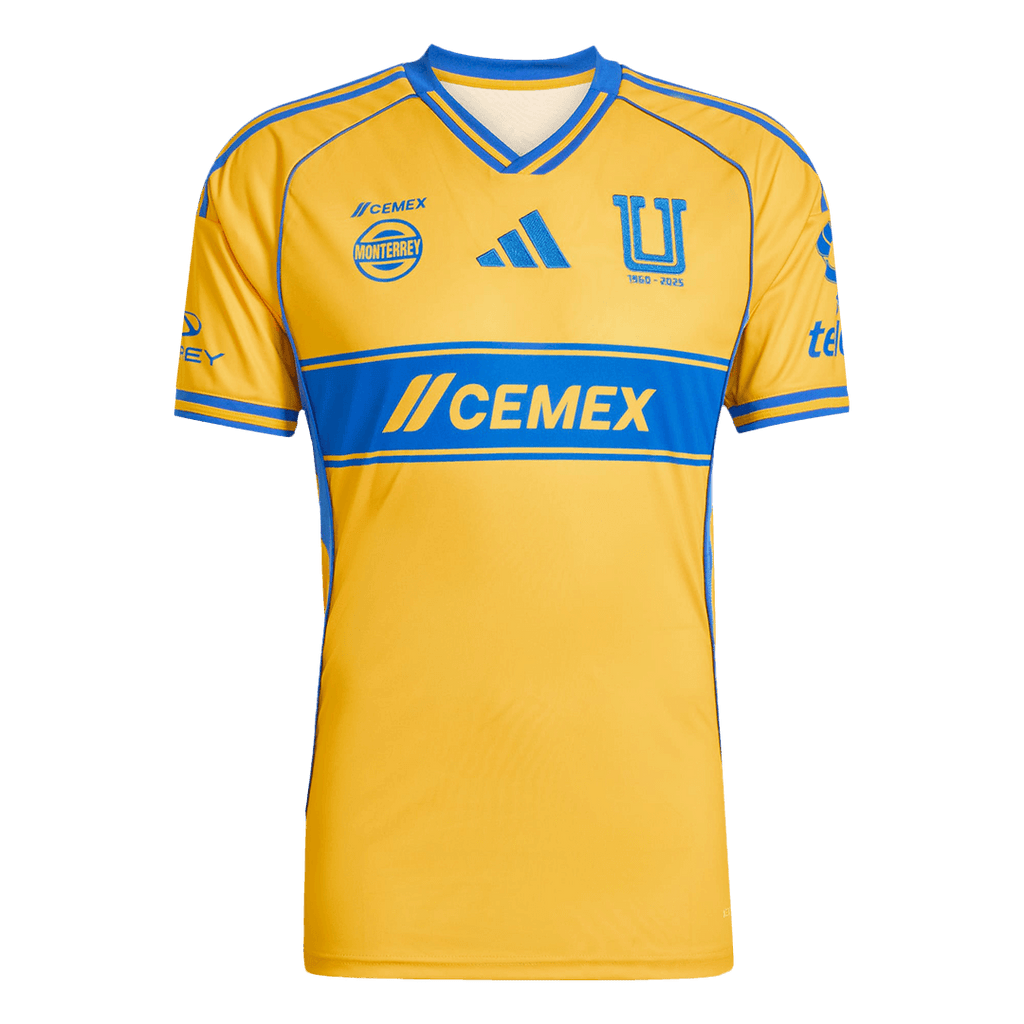 Tigres UANL Home Soccer Jersey 25/26 Yellow - Football Shirt | SmartJerseys | Official Quality