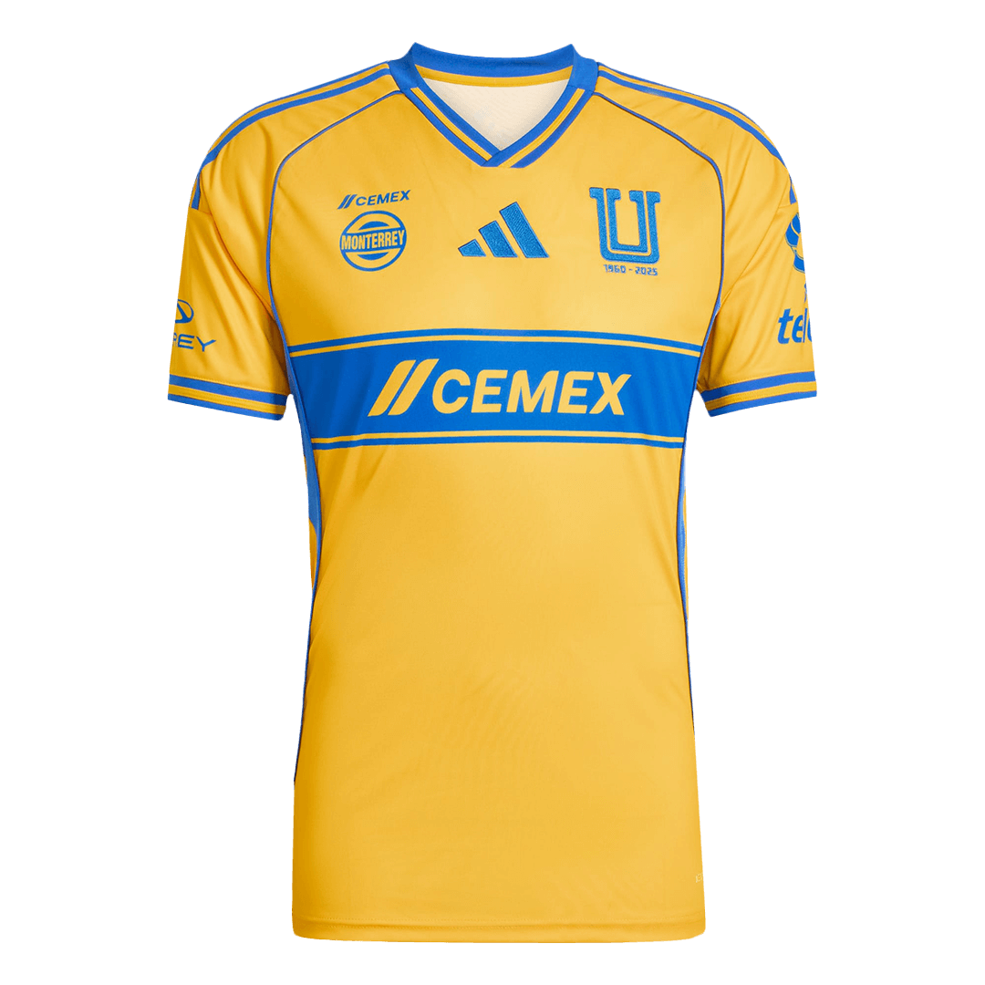 Tigres UANL Home Soccer Jersey 25/26 Yellow - Football Shirt | SmartJerseys | Official Quality