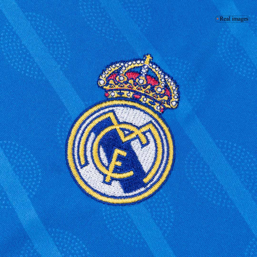 Kid's Real Madrid Third Away Soccer Jersey Kit(Jersey+Shorts) 25/26 Blue
