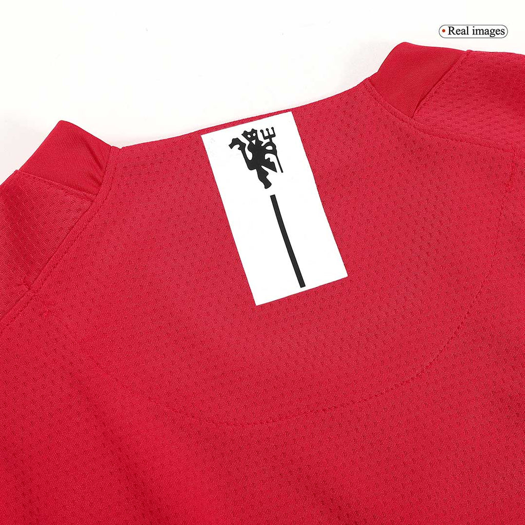 Camiseta retro de local del Manchester United 2007/08 - Manga larga - Final de la UCL