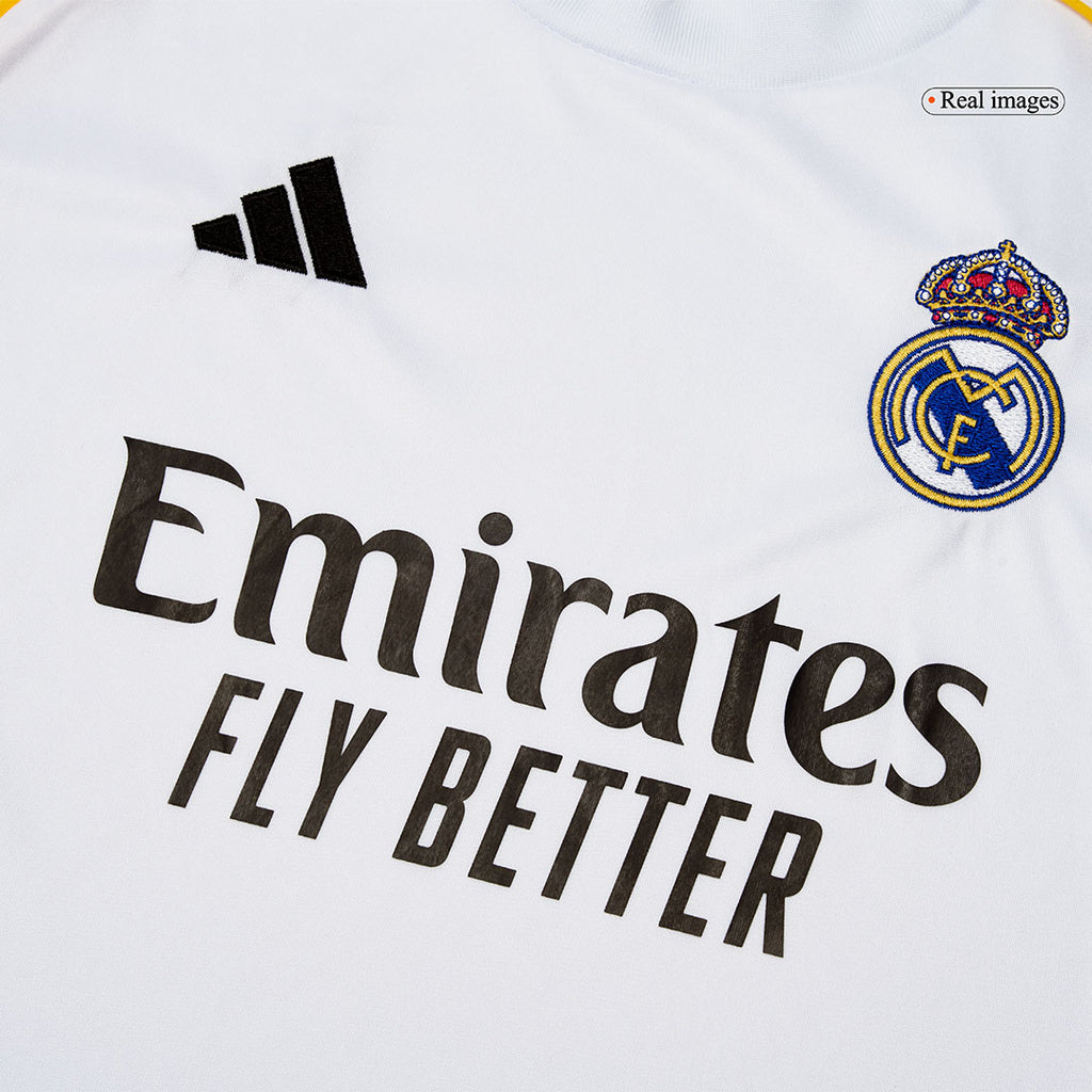 Maillot domicile manches longues du Real Madrid 2025/26