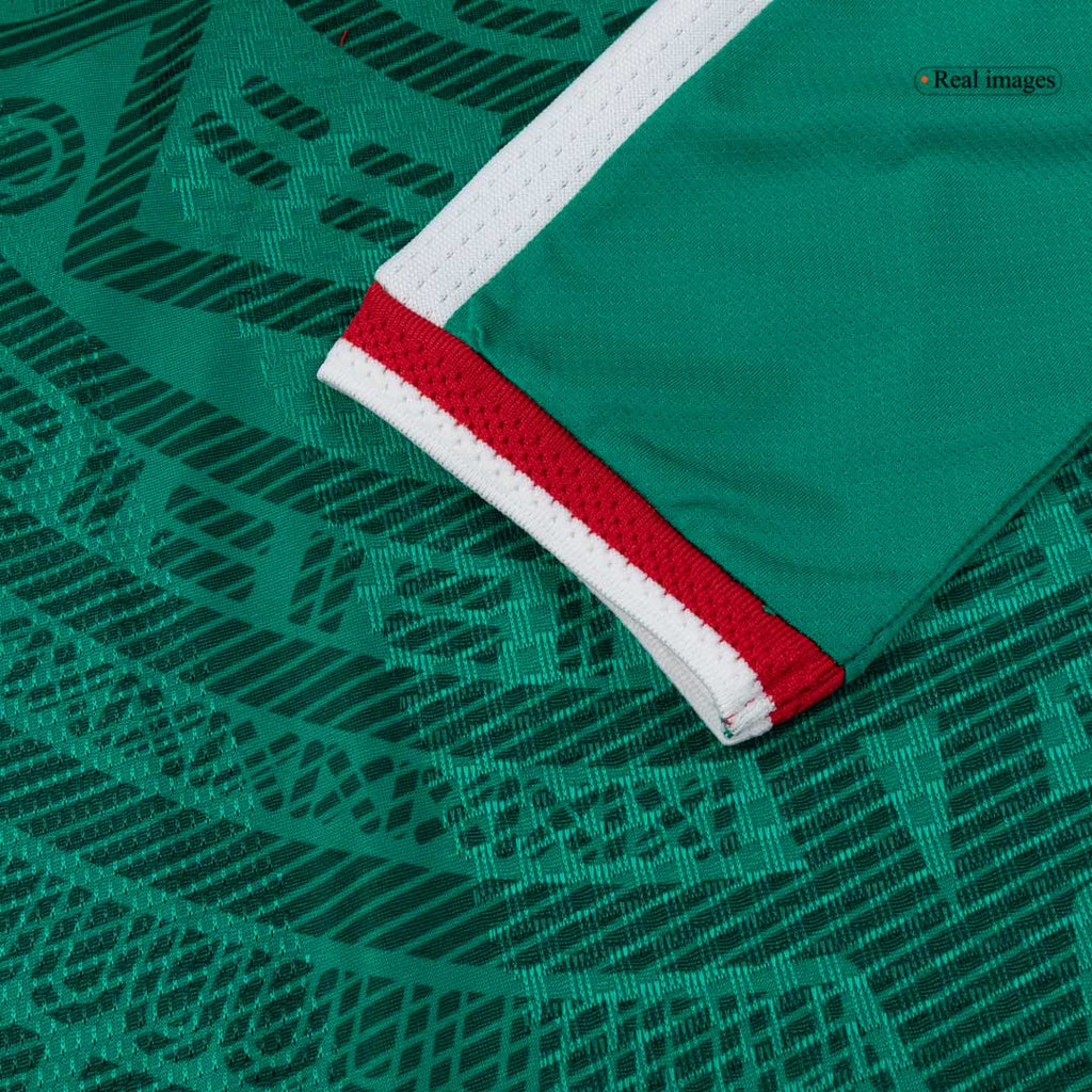 Camiseta de fútbol local de manga larga de México 2026