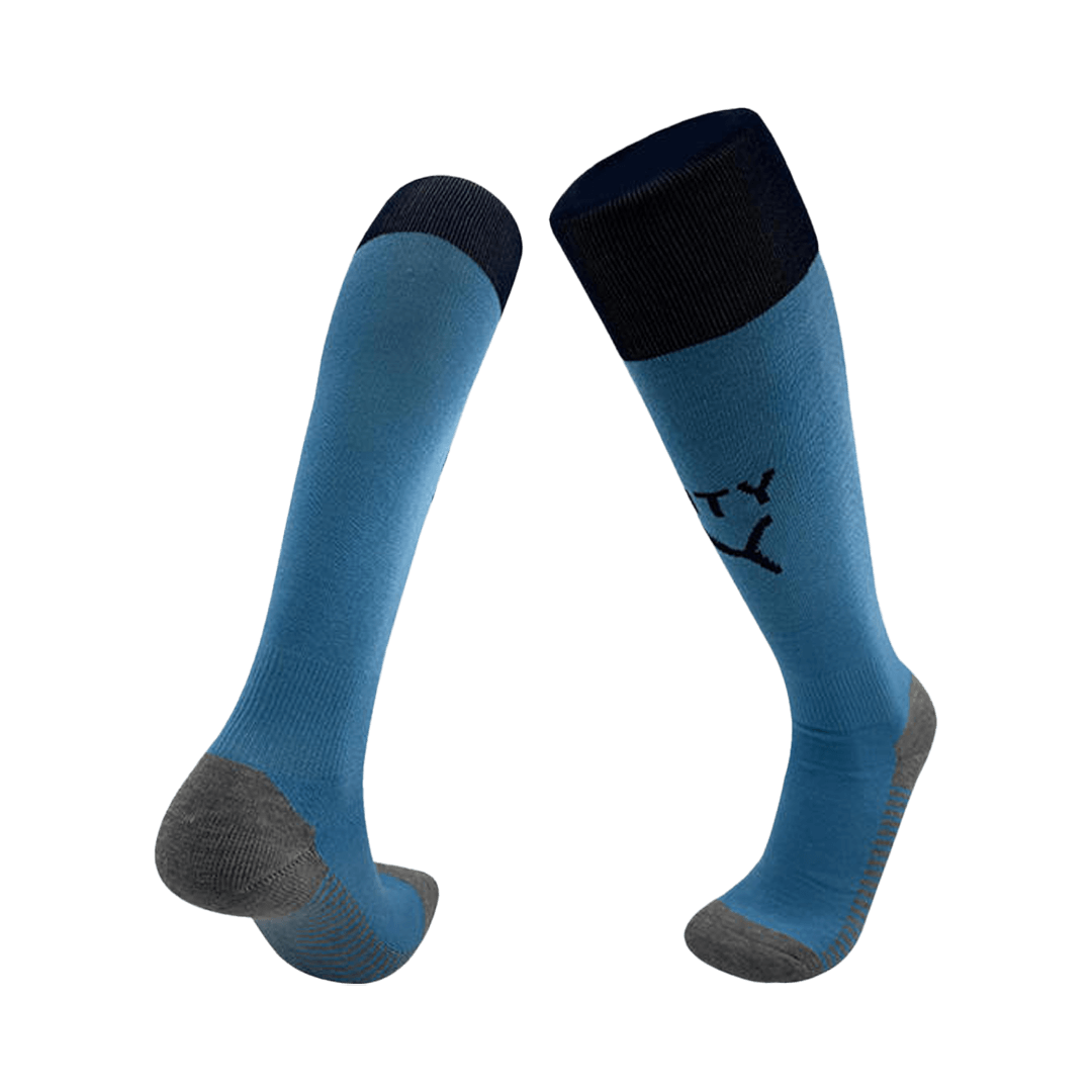 Manchester City Home Soccer Socks 2025/26 - Football Shirt | SmartJerseys | Official Quality