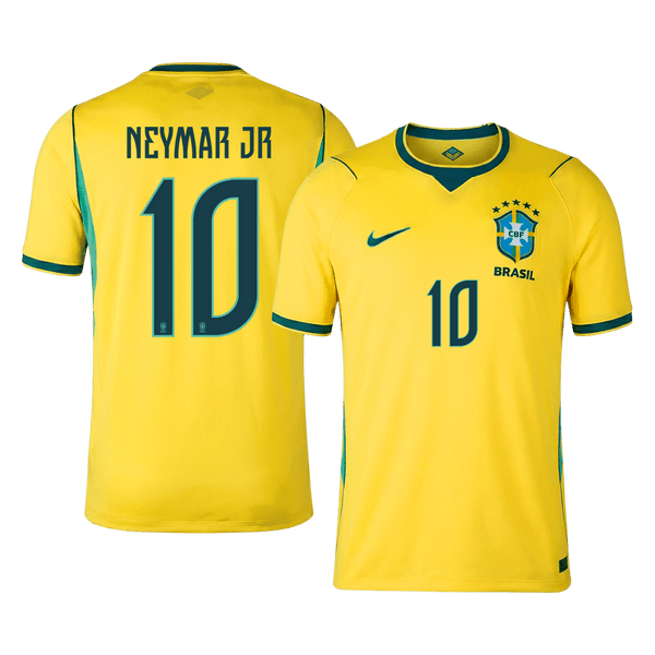 NEYMAR JR. #10 Brazil Home Soccer Jersey World Cup 2026 Yellow - yellow front view - SmartJerseys