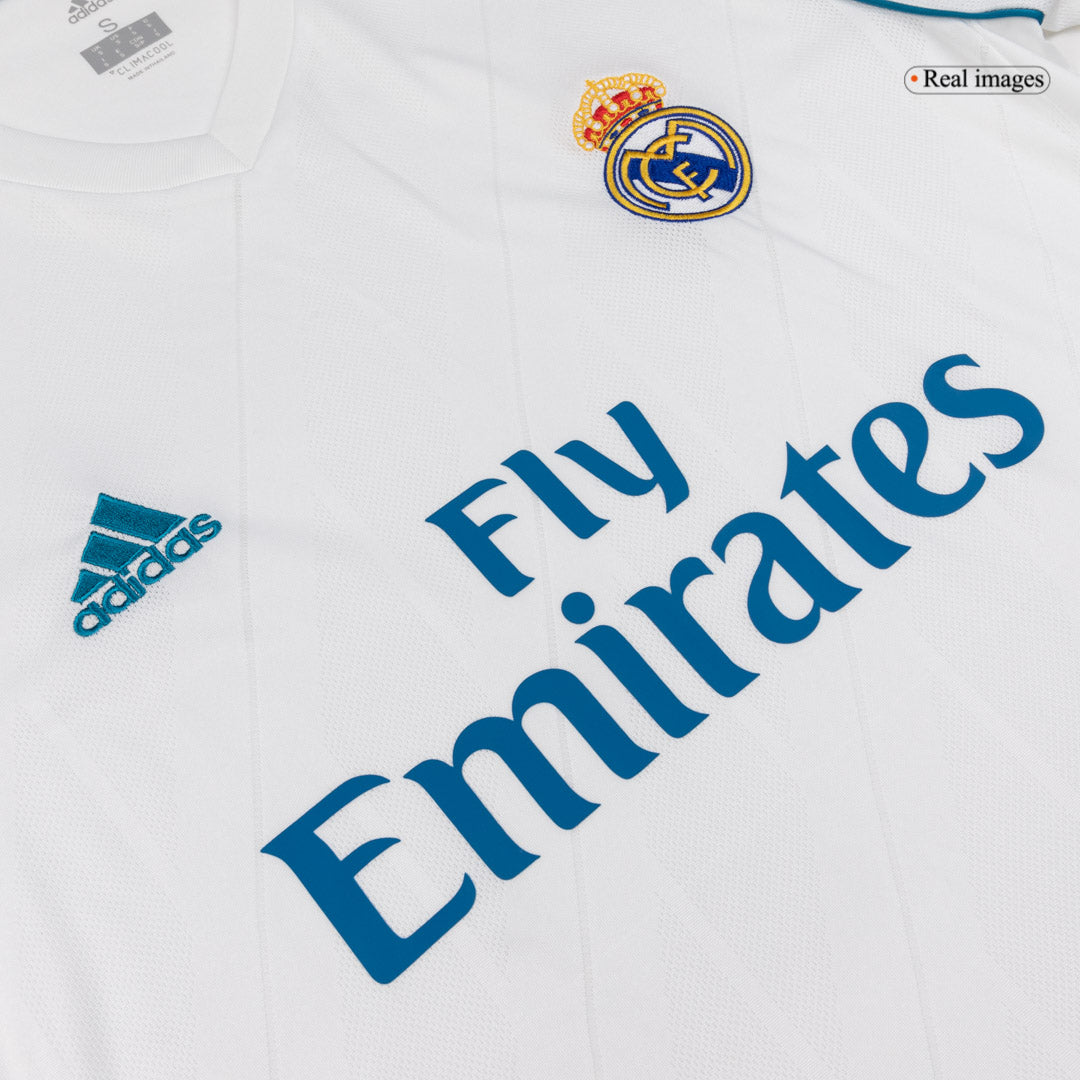 Real Madrid Home Jersey Retro 2017/18 - Long Sleeve