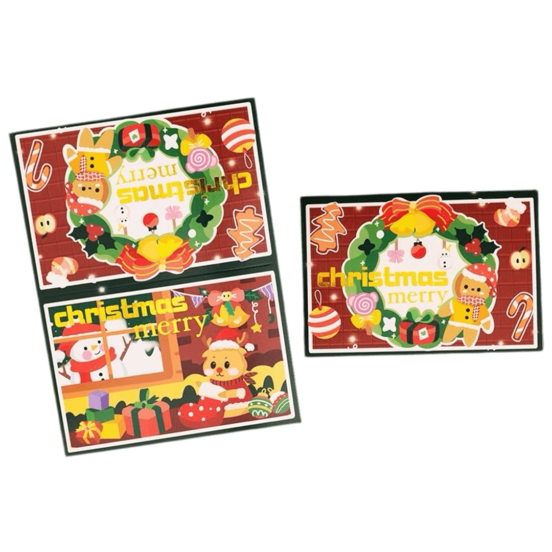Custom Christmas Card – Christmas Wreath – Personalized Message - Football Shirt | SmartJerseys | Official Quality