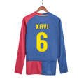 Barcelona XAVI #6 Home Soccer Jersey Retro 2008/09 - Long Sleeve (UCL Final) - Football Shirt | SmartJerseys | Official Quality
