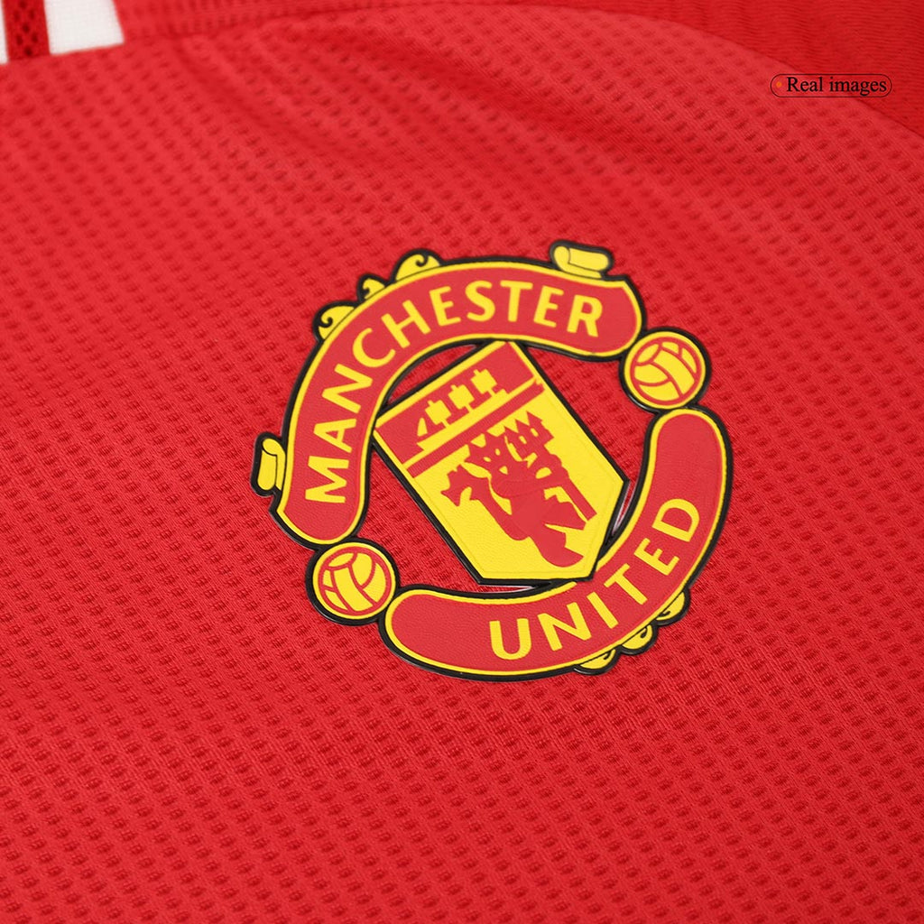 Manchester United GARNACHO #17 Home Soccer Jersey Authentic 2024/25