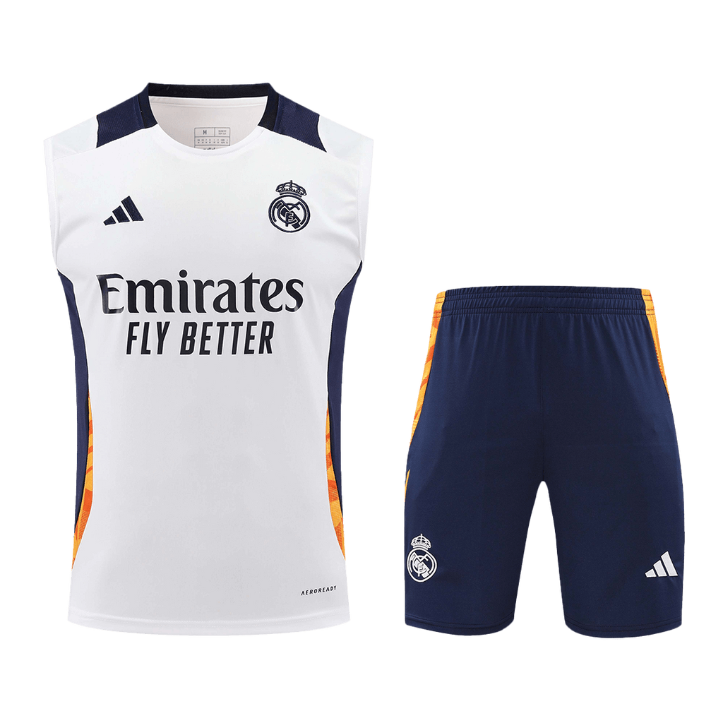 Real Madrid Pre-Match Soccer Jersey Kit 2024/25 (Jersey+Shorts) - Football Shirt | SmartJerseys | Official Quality