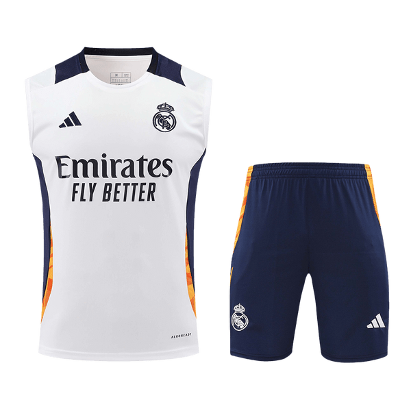 Real Madrid Pre-Match Soccer Jersey Kit 2024/25 (Jersey+Shorts) - Football Shirt | SmartJerseys | Official Quality