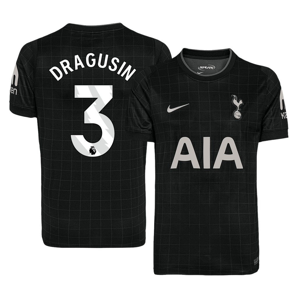 Tottenham Hotspur DRAGUSIN #3 Away Soccer Jersey 2025/26 - Football Shirt | SmartJerseys | Official Quality