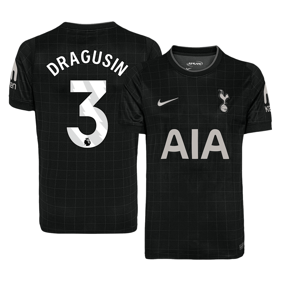 Tottenham Hotspur DRAGUSIN #3 Away Soccer Jersey 2025/26 - Football Shirt | SmartJerseys | Official Quality