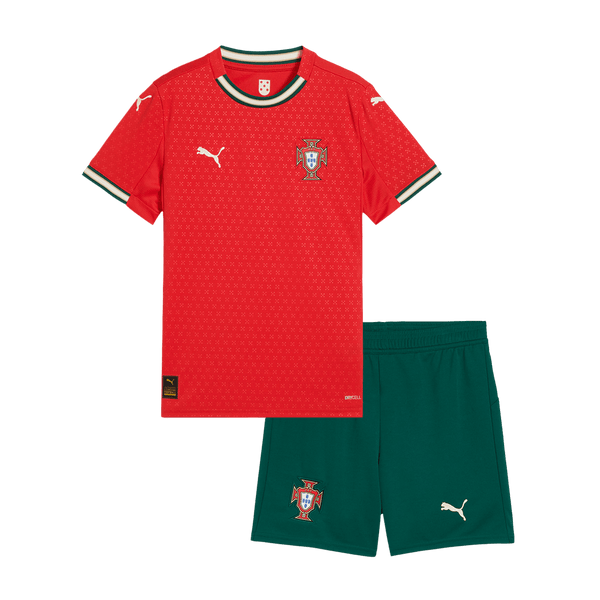 Portugal Home Soccer Jersey Kit 2025 Kids(Jersey+Shorts) - Football Shirt | SmartJerseys | Official Quality
