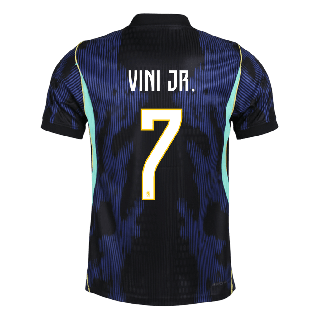 Brazil VINI JR. #7 Away Soccer Jersey Authentic 2026