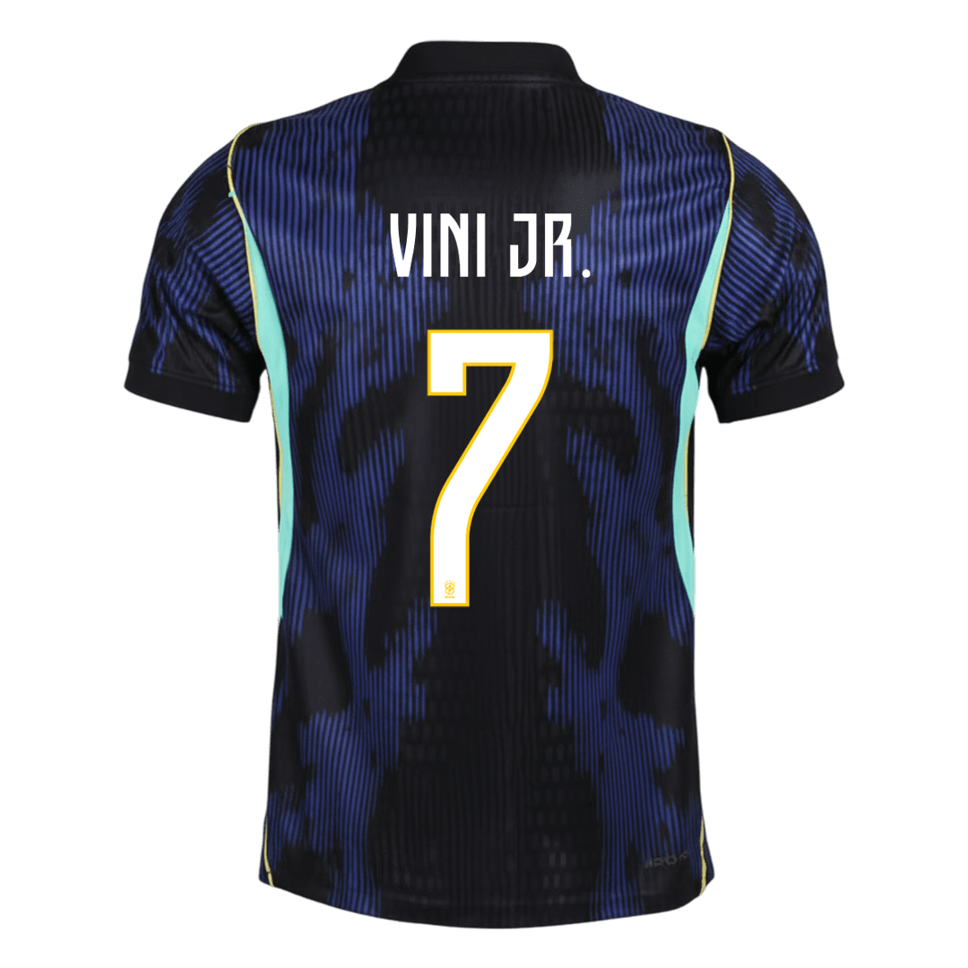 Brazil VINI JR. #7 Away Soccer Jersey Authentic 2026