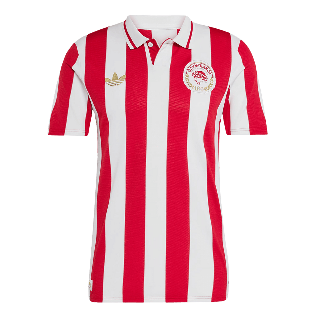 Olympiakos 100th Anniversary Soccer Jersey 2024/25 - Football Shirt | SmartJerseys | Official Quality