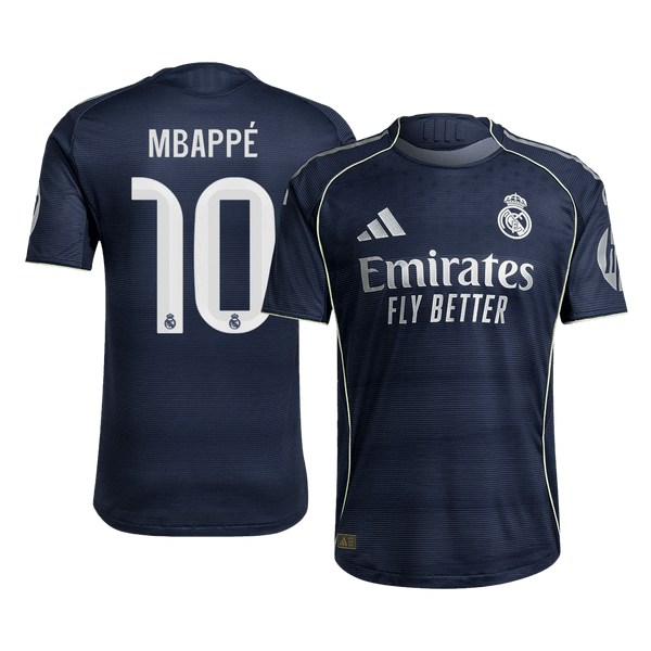 Real Madrid MBAPPÉ #10 Away Soccer Jersey Authentic 2025/26 - Football Shirt | SmartJerseys | Official Quality