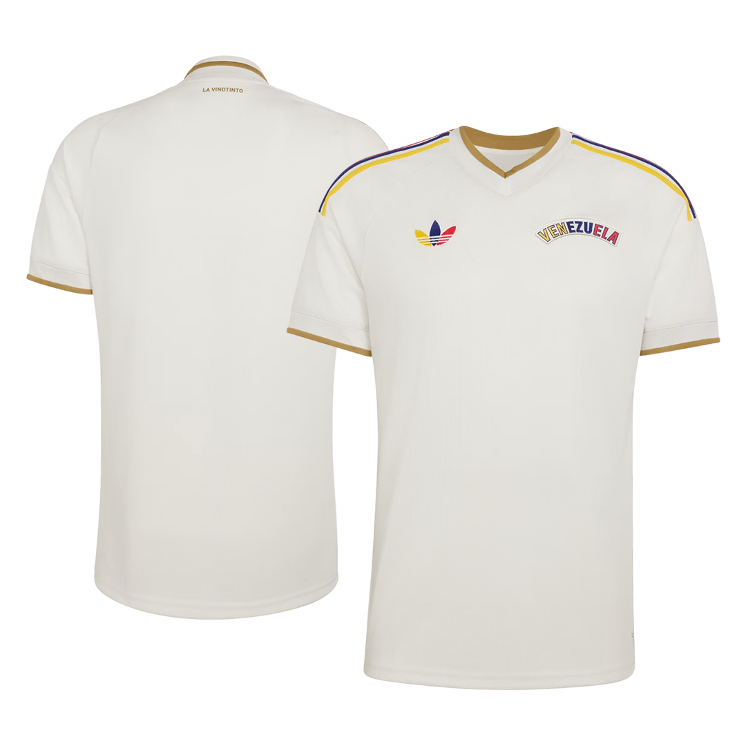 Venezuela Away Soccer Jersey World Cup 2026 White