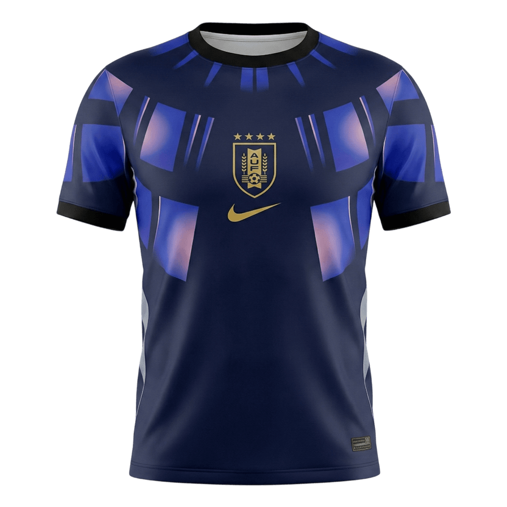 Maillot extérieur de l'Uruguay pour la Coupe du Monde 2026, bleu marine