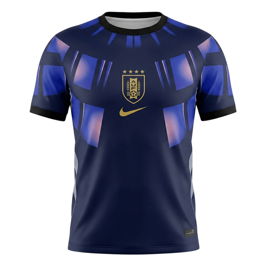 Maillot extérieur de l'Uruguay pour la Coupe du Monde 2026, bleu marine
