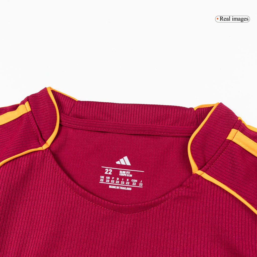 Kid's Roma Home Soccer Jersey Kit 25/26 Red