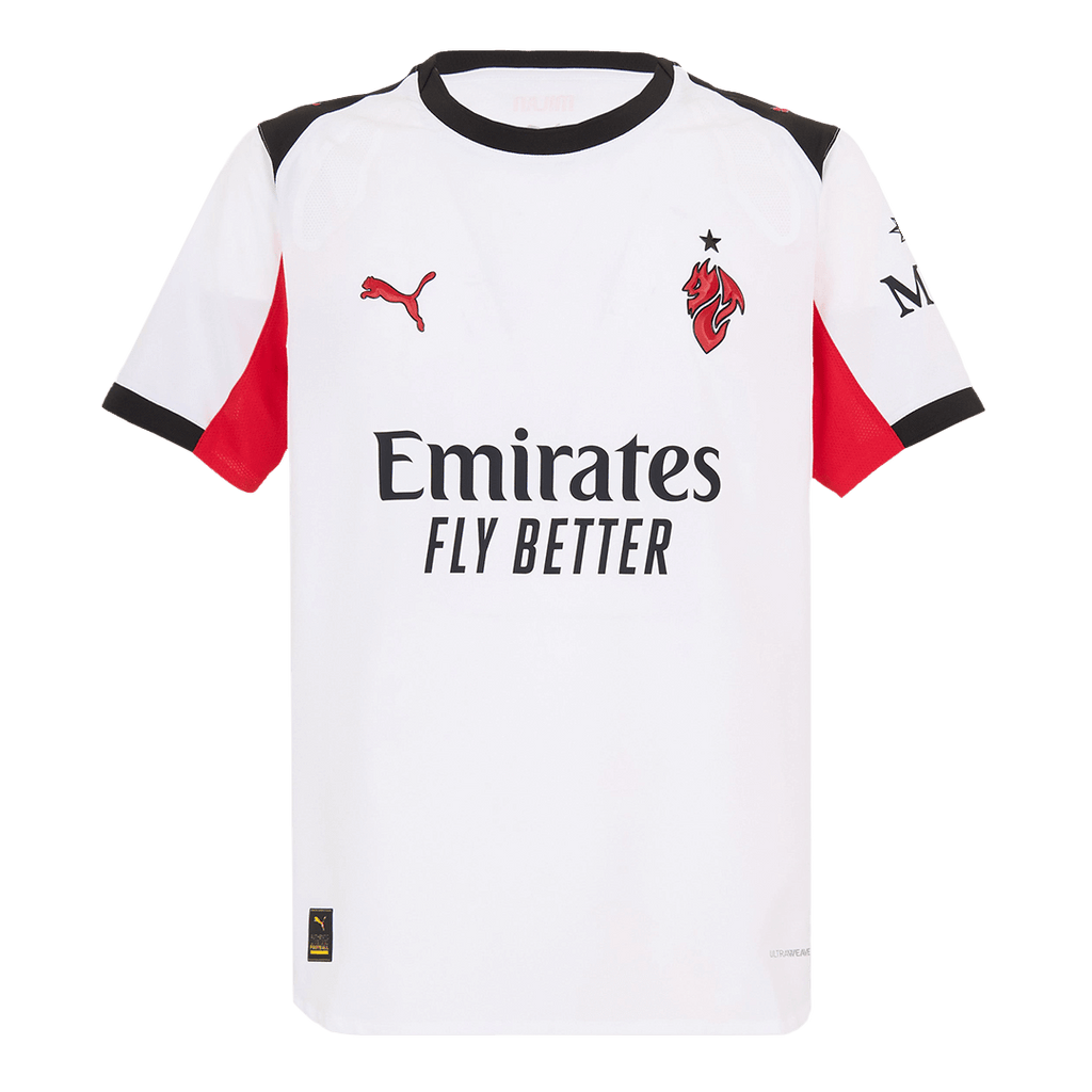FOFANA #19 Authentic AC Milan Away Soccer Jersey 2025/26 White