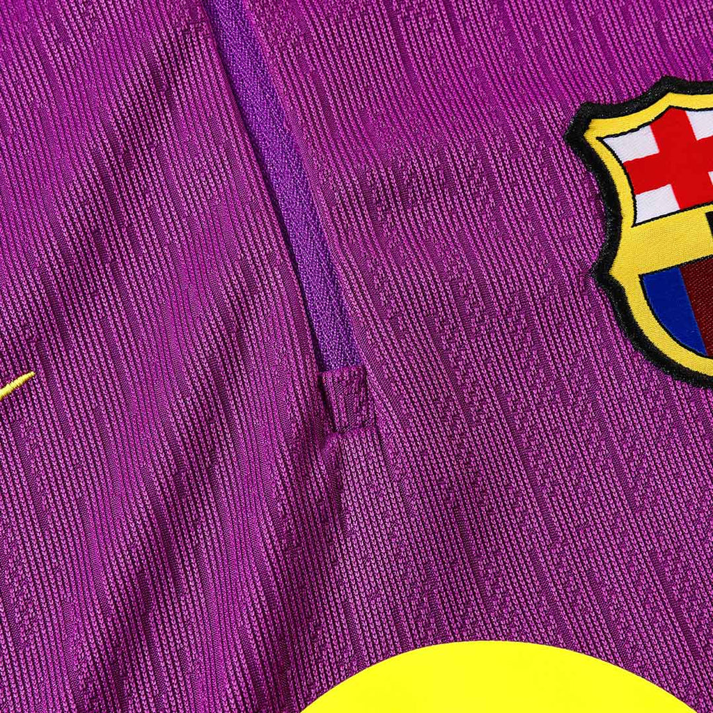 Conjunto de sudadera y pantalón con cremallera del Barcelona para niño (talla 25/26, morado)