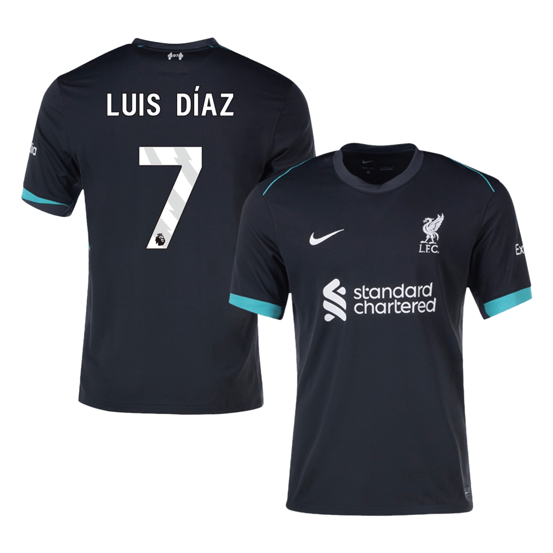 Liverpool LUIS DÍAZ #7 Away Jersey 2024/25 - Football Shirt | SmartJerseys | Official Quality