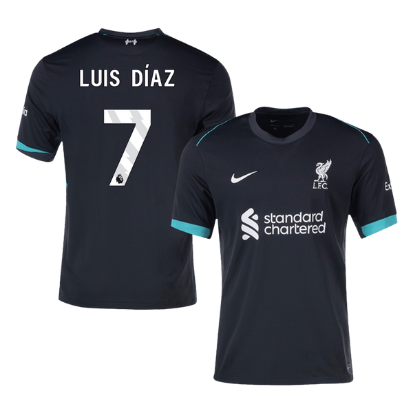 Liverpool LUIS DÍAZ #7 Away Jersey 2024/25 - Football Shirt | SmartJerseys | Official Quality