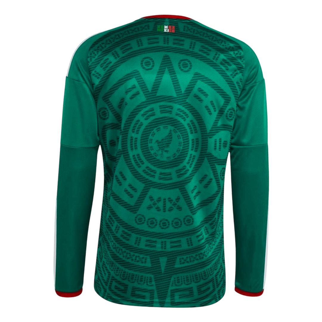 Camiseta de fútbol local de manga larga de México 2026