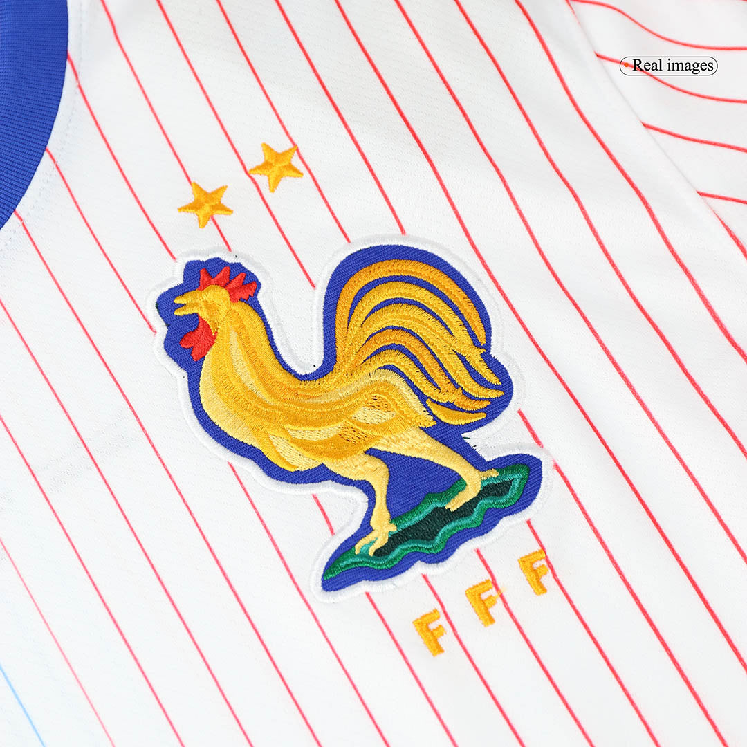 RABIOT n°14 Maillot extérieur de l'Euro 2024 de l'équipe de France, blanc