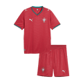 Kid's Portugal Home Soccer Jersey Kit(Jersey+Shorts) World Cup 2026 Red - Football Shirt | SmartJerseys | Official Quality