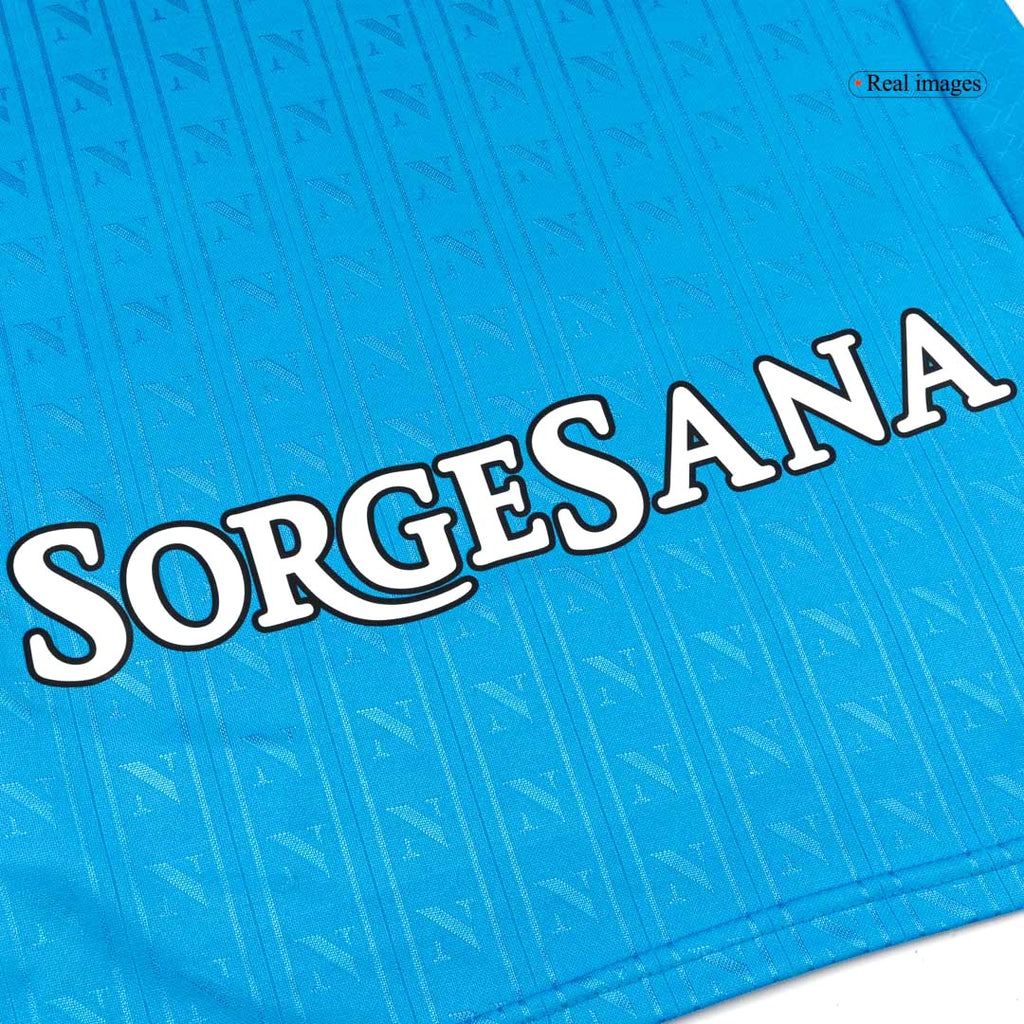 Camiseta de fútbol local del Napoli 2025/26 azul