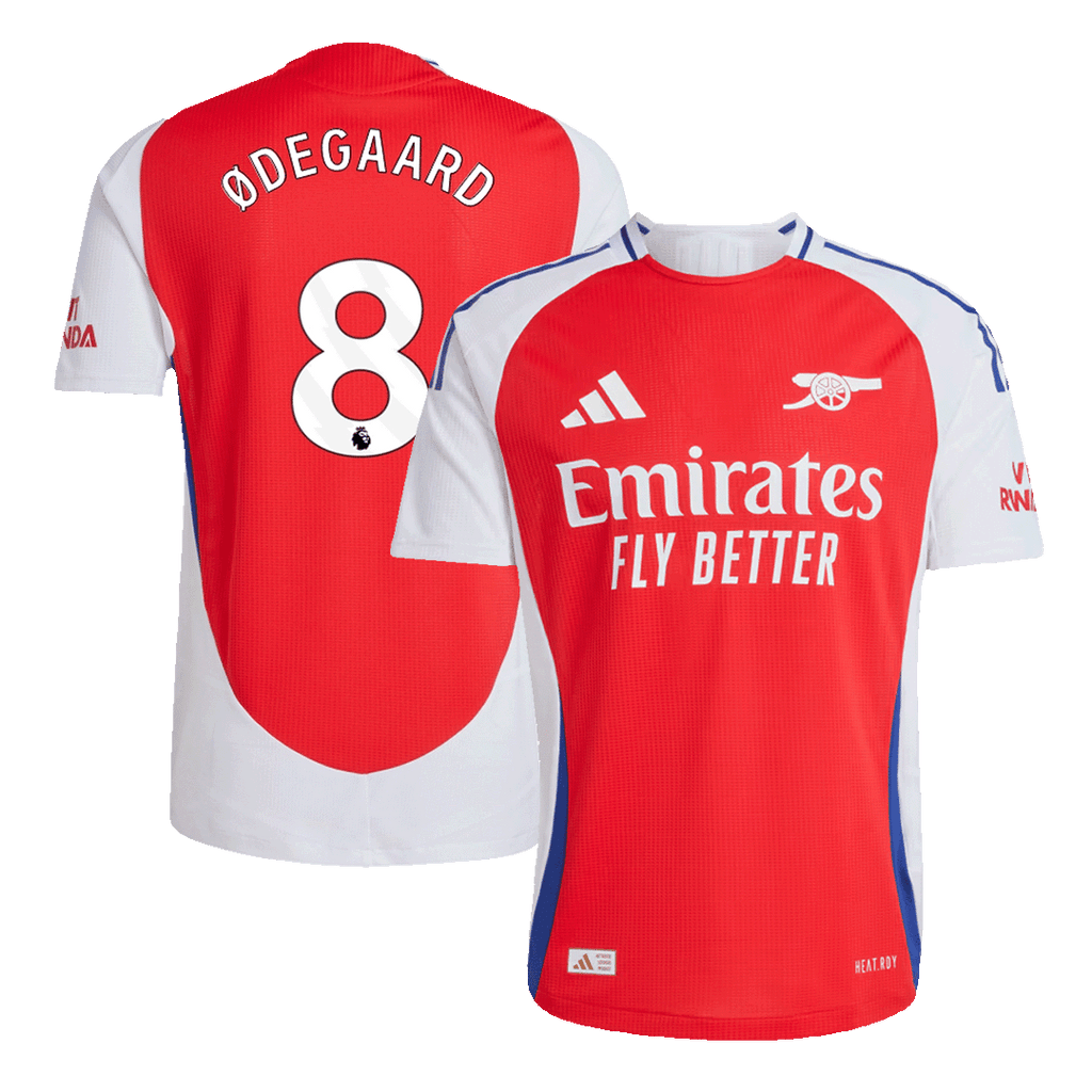 Arsenal ØDEGAARD #8 Home Jersey Authentic 2024/25 - Football Shirt | SmartJerseys | Official Quality