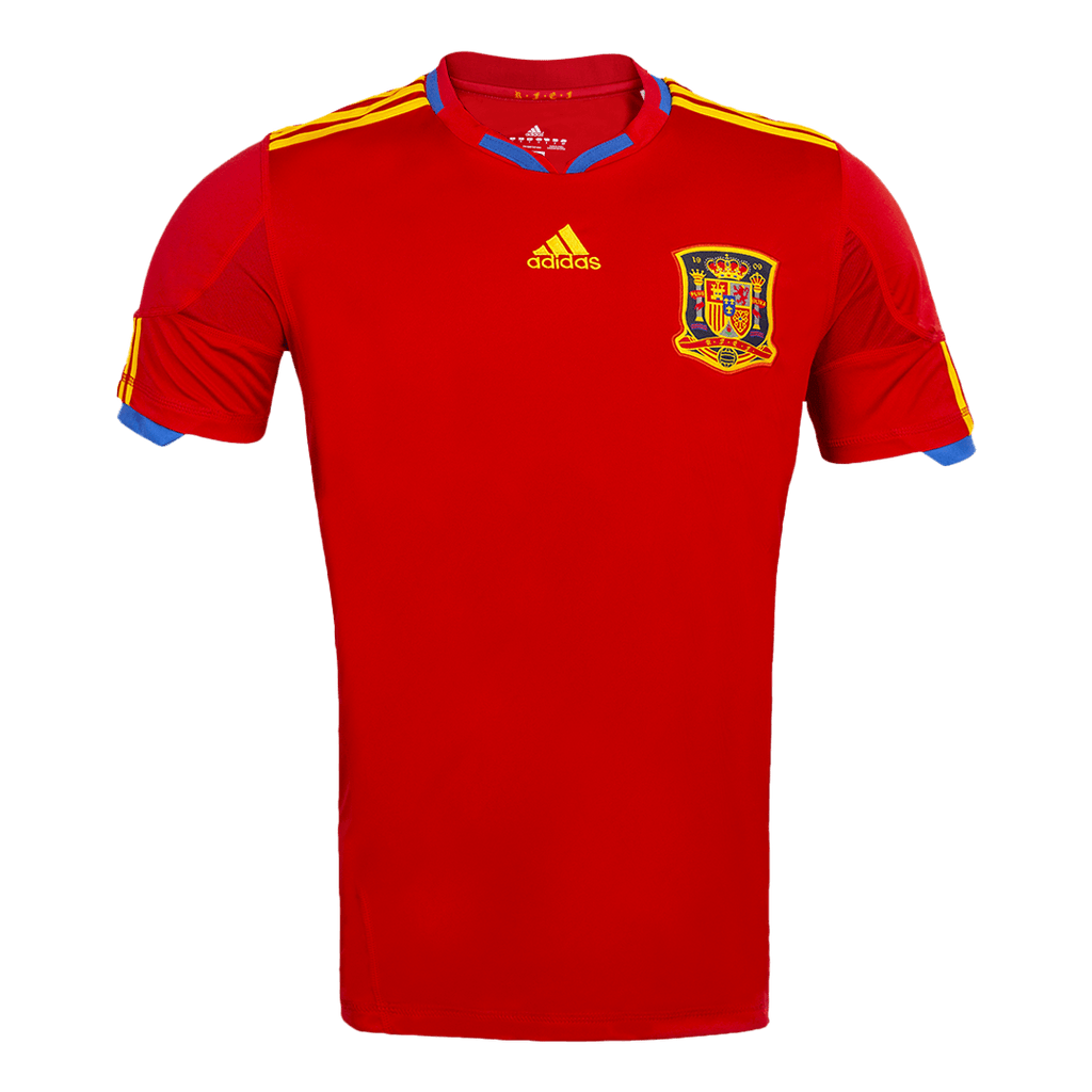 Spain Home Soccer Jersey Retro 2010 - Football Shirt | SmartJerseys | Official Quality