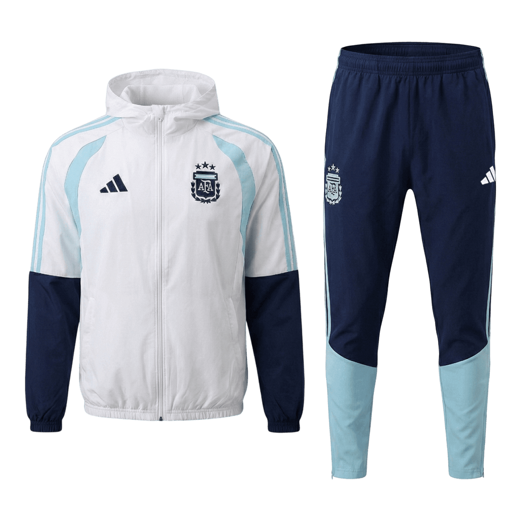 Argentina Hoodie Training Kit 2026 - White (Top+Pants)