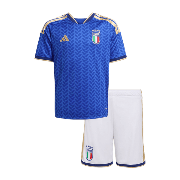 Kid's Italy Home Soccer Jersey Kit(Jersey+Shorts) 25/26 Blue - Football Shirt | SmartJerseys | Official Quality