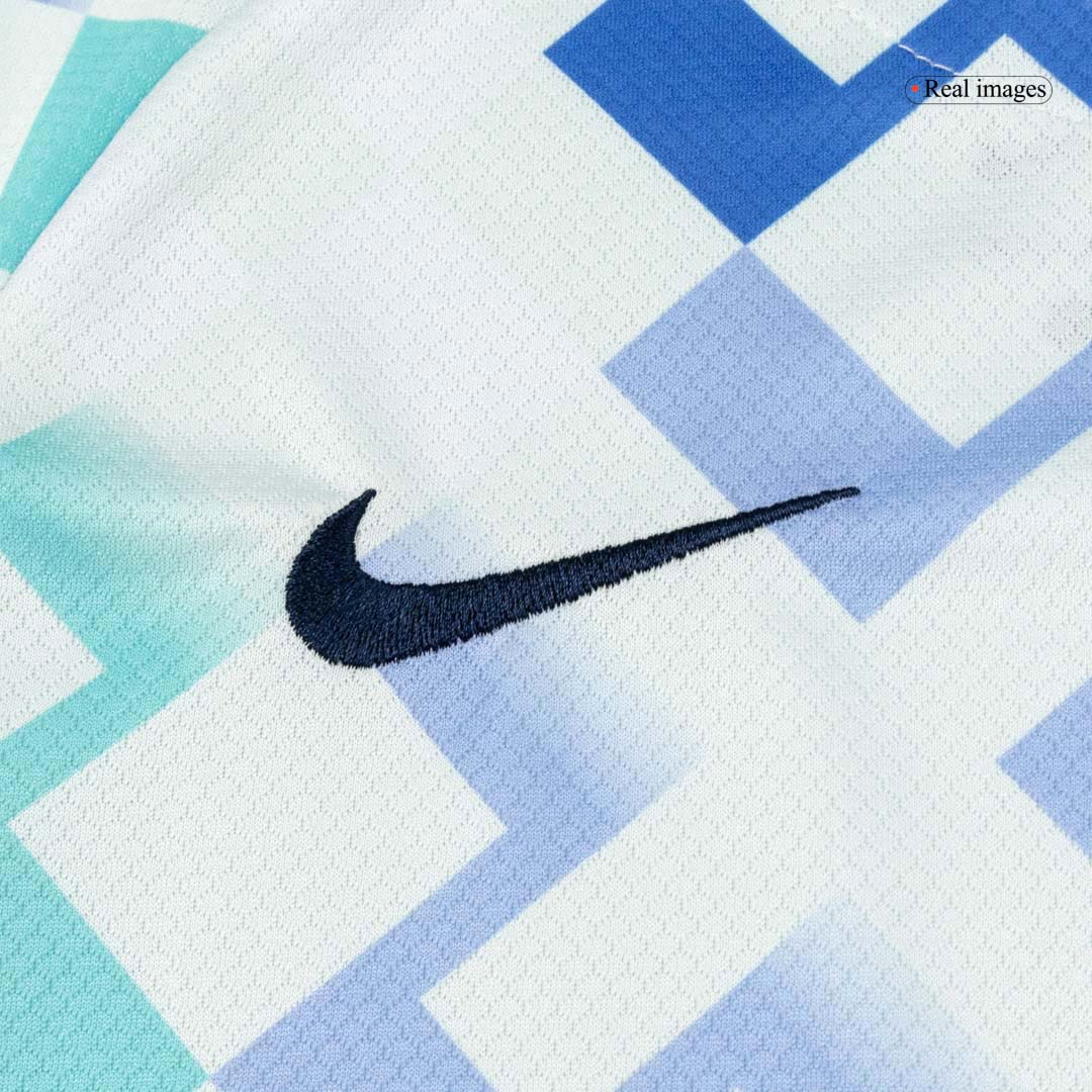 Camiseta de fútbol visitante del Inter de Milán para niño (camiseta y pantalón corto) 2025/26, color blanco